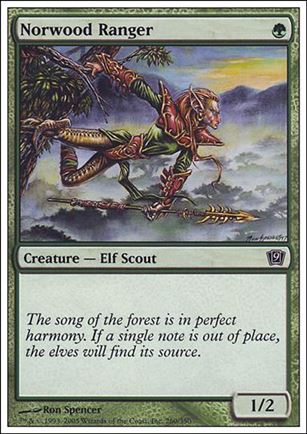 Magic the Gathering: 9th Edition (Base Set) card 260 Norwood Ranger