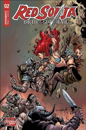 Red Sonja: Birth of the She-Devil issue 2-B Sergio Davila Cover