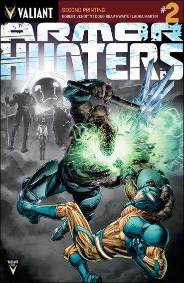 Armor Hunters issue 2-F Doug Braithwaite Gray Background Cover (2nd Print)