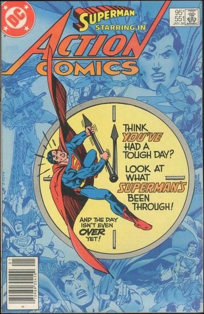 Action Comics (1938) issue 551-C Canadian Price Cover