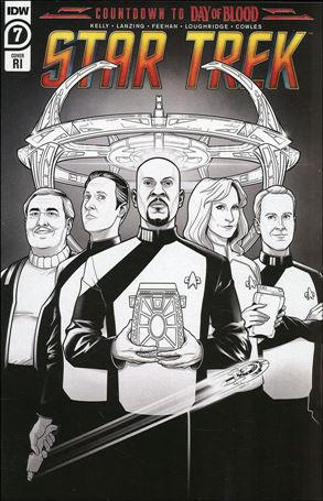 Star Trek (2022) issue 7-D Mike Feehan 1:10 B&W Cover