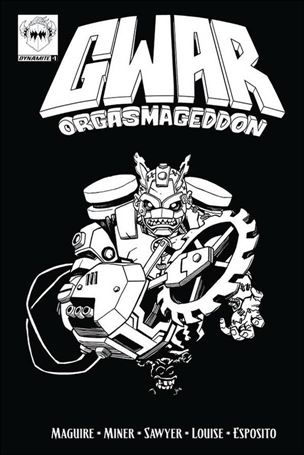 Gwar: Orgasmageddon issue 1-C Jonathan Sawyer Coloring Book Cover