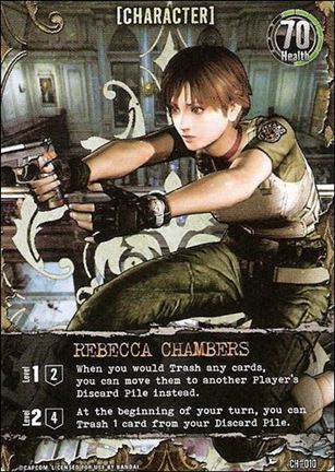 Resident Evil (Base Set) card CH-010 Rebecca Chambers