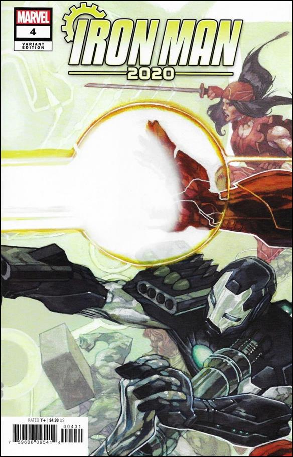 Iron Man 2020 (2020) issue 4-B Simone Bianchi Connecting Cover