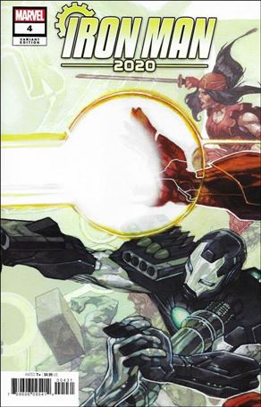 Iron Man 2020 (2020) issue 4-B Simone Bianchi Connecting Cover