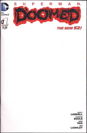 Superman Doomed issue 1-B Blank/Sketch Cover