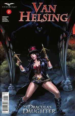 Van Helsing vs. Dracula's Daughter issue 2-D Martin Coccolo Cover