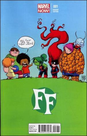 FF (2013) issue 1-D Skottie Young "Baby" Cover
