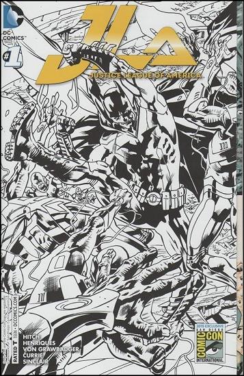 Justice League of America (2015) issue 1-K SDCC Sketch Cover