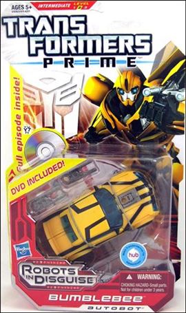 Transformers Prime (Deluxe Class) figure 1-B Bumblebee with DVD