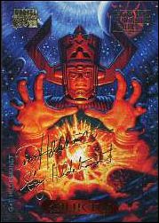 1994 Marvel Masterpieces (Gold-Foil Signature Parallel Base Set) card 40 Galactus