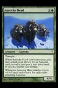 Magic the Gathering: Coldsnap (Base Set) card 103 Aurochs Herd