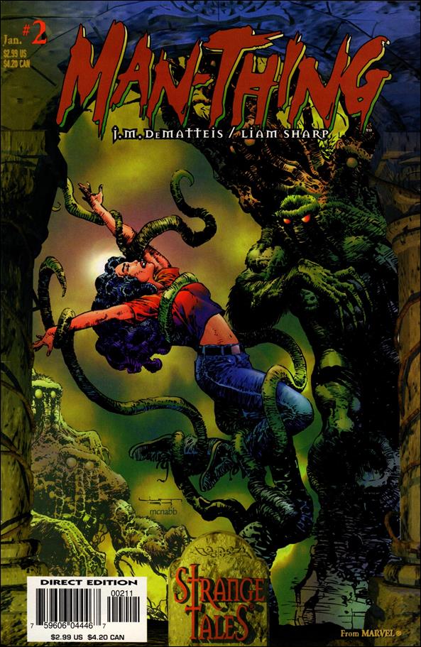 Man-Thing (1997) issue 2 Liam Sharpe Cover