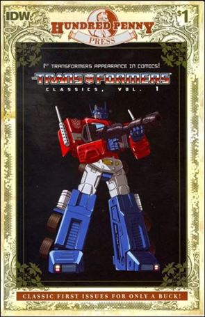 Transformers (1984) issue 1-E Hundred Penny Press Edition - 2011 Classics Cover
