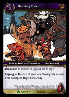World of Warcraft: Heroes of Azeroth (Base Set) card 116 Searing Totem