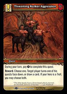 World of Warcraft: Through the Dark Portal (Base Set) card 309 Thwarting Kolkar Aggression