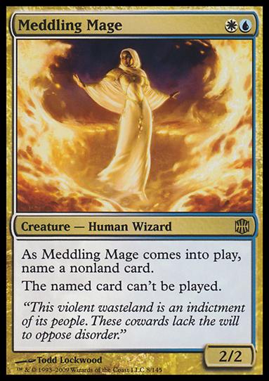 Magic The Gathering: Alara Reborn (Base Set) card 8 Meddling Mage