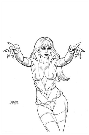 Vampirella: The Dark Powers issue 5-R Joseph Michael Linsner 1:30 B&W Virgin Cover