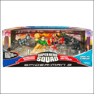 Spider-Man Super Hero Squad Box Sets figure 1 The Sand Pit Showdown 5-Pack