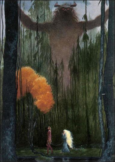 Charles Vess (Base Set) card 80 Once Upon a Time When We All Lived in the Forest