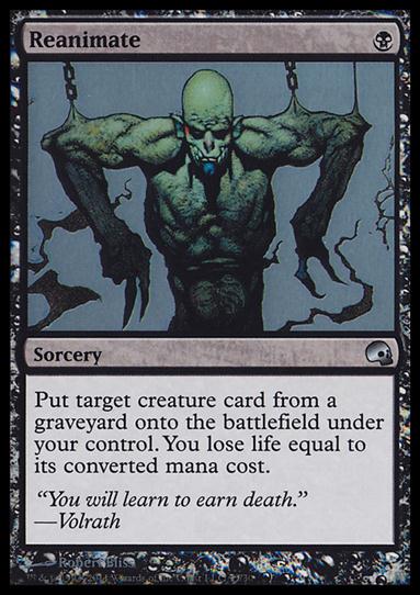 Magic the Gathering: Premium Deck Series: Graveborn (Base Set) card 15 Reanimate