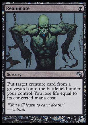 Magic the Gathering: Premium Deck Series: Graveborn (Base Set) card 15 Reanimate