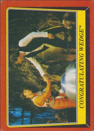 Star Wars: Return of the Jedi: Series 1 (Base Set) card 127 Congratulating Wedge