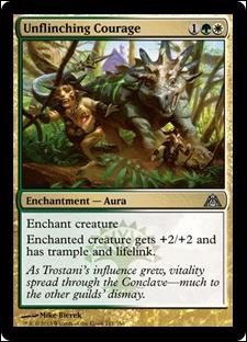 Magic the Gathering: Dragon's Maze (Base Set) card 111 Unflinching Courage
