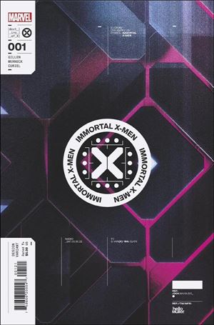 Immortal X-Men issue 1-H Tom Muller 1:10 Design Cover