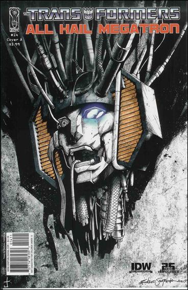 Transformers: All Hail Megatron issue 14 Emiliano Santalucia Cover