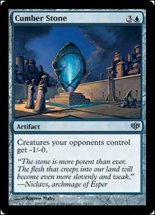 Magic the Gathering: Conflux (Base Set) card 24 Cumber Stone