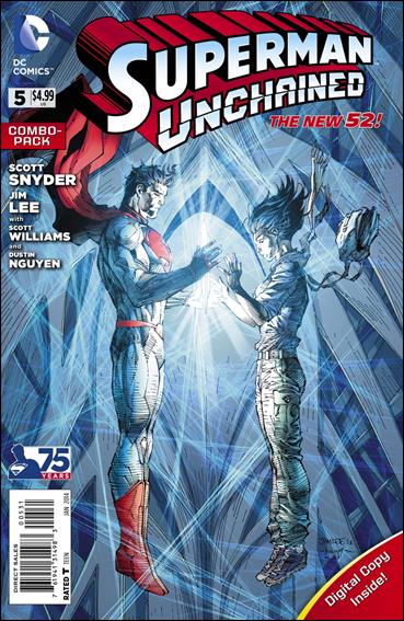 Superman Unchained issue 5-B Polybagged Jim Lee Cover Combo Pack