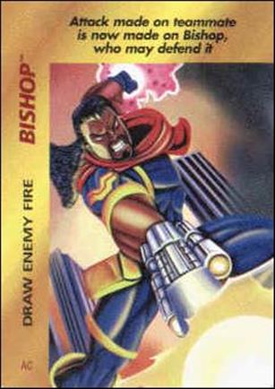 Marvel OverPower (Base Set) card nn51 Bishop: Draw Enemy Fire
