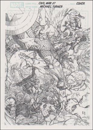 Marvel Universe 2011 (Artist Draft Subset) card AD3 Civil War #7