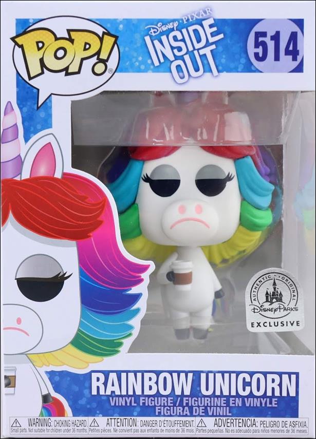 POP! Disney figure 514 Rainbow Unicorn Disney Parks Exclusive