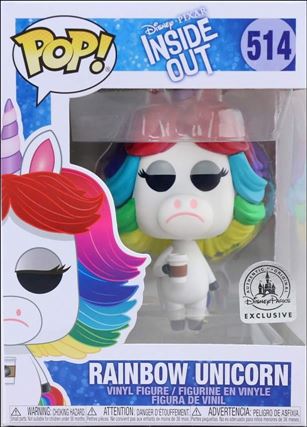 POP! Disney figure 514 Rainbow Unicorn Disney Parks Exclusive