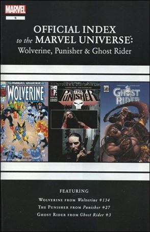Wolverine, Punisher & Ghost Rider: Official Index to the Marvel Universe  issue 5