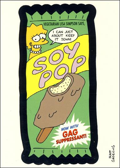 Simpsons Mania! (Base Set) card 61 Soy Pop