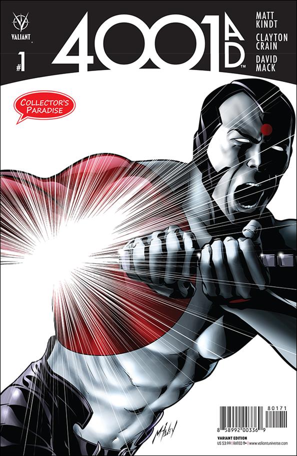 4001 A.D. issue 1-JA Matt Haley Collector's Paradise Cover 1/500