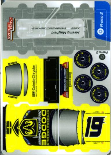 NASCAR Race Day 2005 (Promo) card Promo 2.2 Jeremy Mayfield