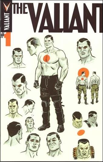 Valiant issue 1-G Paolo Rivera Retailer Character Design Cover