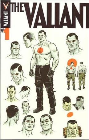 Valiant issue 1-G Paolo Rivera Retailer Character Design Cover