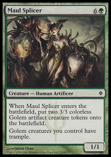 Magic the Gathering: New Phyrexia card 114 Maul Splicer