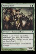 Magic the Gathering: New Phyrexia card 114 Maul Splicer