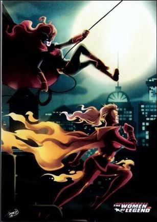 Women of Legend (Base Set) card 53 DC Comics Flamebird & Batwoman