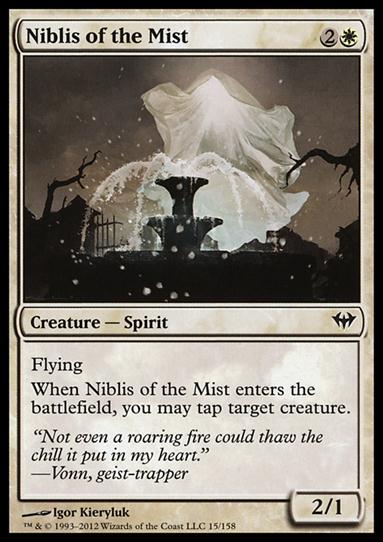 Magic the Gathering: Dark Ascension (Base Set) card 15 Niblis of the Mist