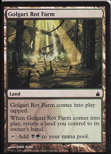 Magic the Gathering: Ravnica (Base Set)  card 278 Golgari Rot Farm