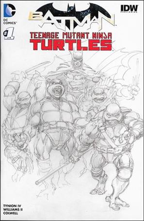 Batman/Teenage Mutant Ninja Turtles issue 1-E Neal Adams Dynamic Forces Sketch Cover
