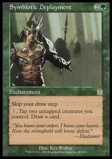 Magic the Gathering: Apocalypse (Base Set) card 88 Symbiotic Deployment