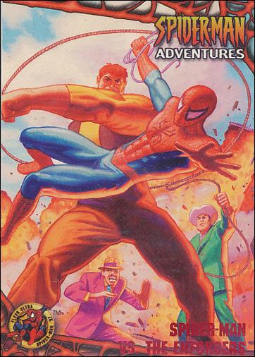 1997 Fleer Ultra Spider-Man (Base Set Red) card 68 Spider-Man Vs. The Enforcers